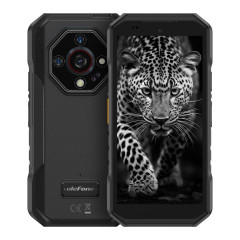  Téléphone robuste Ulefone Armor X32, 6 Go + 128 Go, vision nocturne, écran 5,65 pouces, Android 14, MediaTek Helio G91 Octa Core, réseau : 4G, NFC, OTG (noir classique)